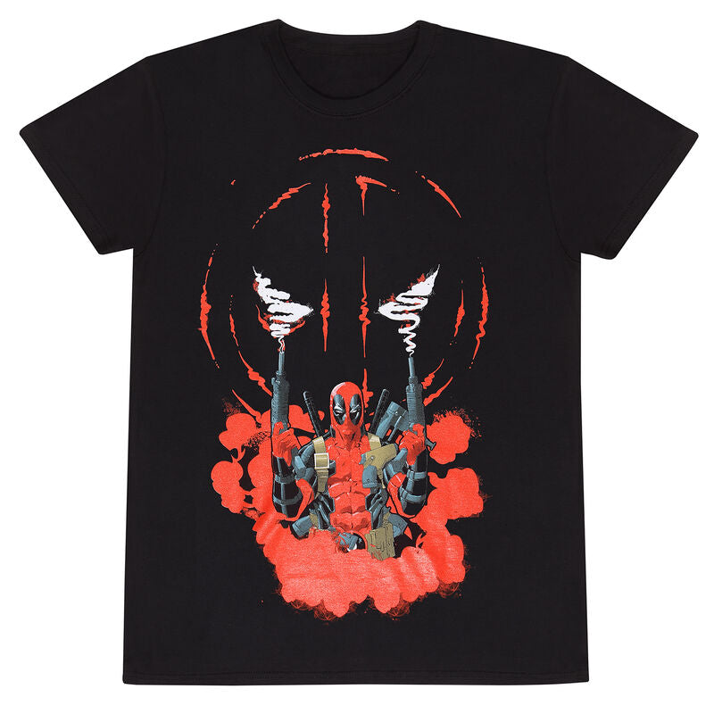 Tee-shirt à manches courtes motif DeadPool homme - Marvel noir Tee-shirt à manches courtes motif DeadPool homme - Marvel noir