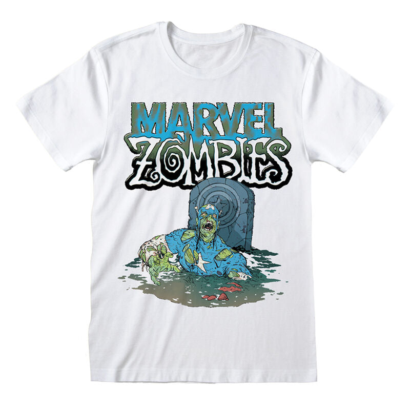 Marvel Zombies - Zombie Captain America - T-Shirt White