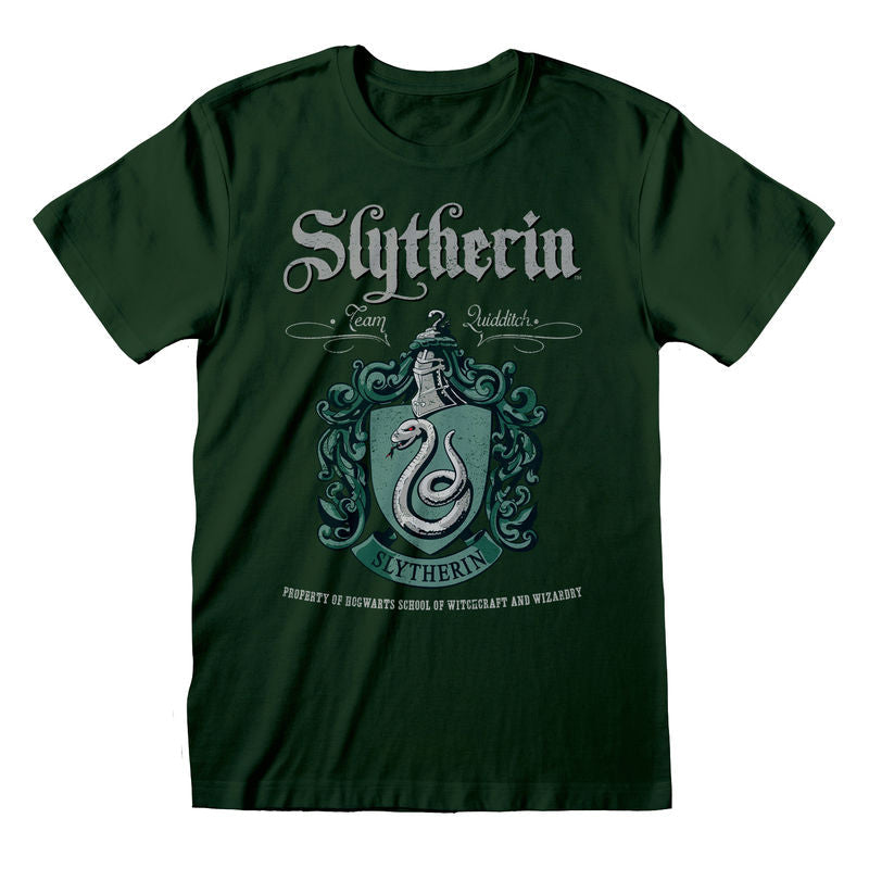 Harry Potter - Slytherin Green Crest - T-Shirt