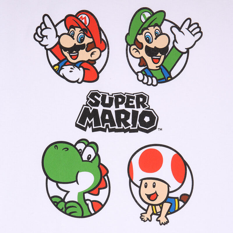 Nintendo Super Mario - Circles - T-Shirt White
