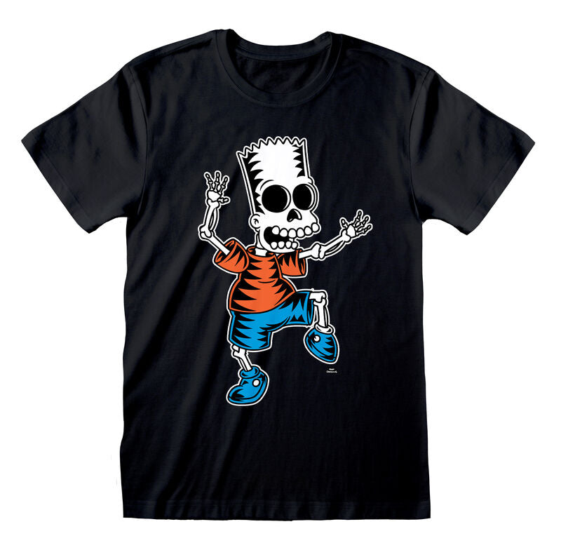 The Simpsons - Skeleton Bart - T-Shirt Black