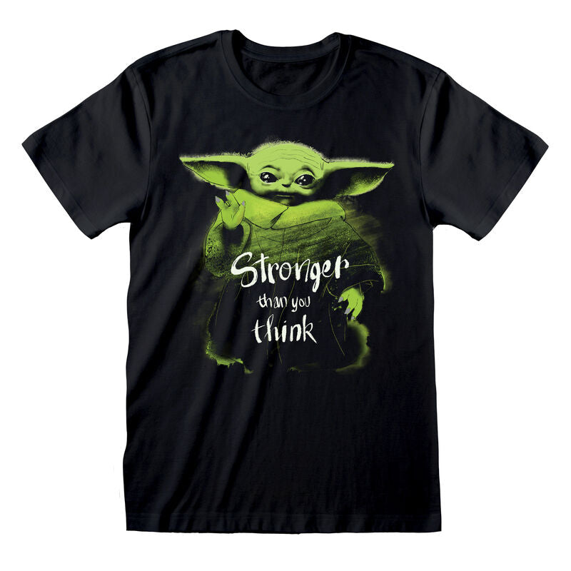 The Mandalorian - Stronger Than You Think - T-Shirt Black