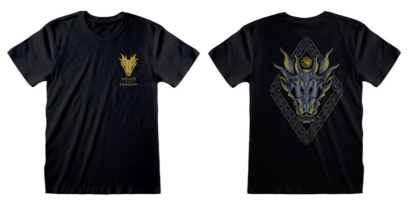 House Of The Dragon - Emblem - T-Shirt Black