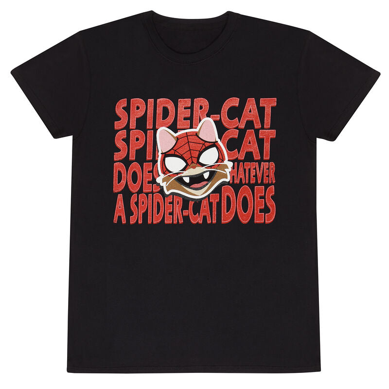 Spider-Man Miles Morales Video Game - Spider Cat - T-Shirt Black