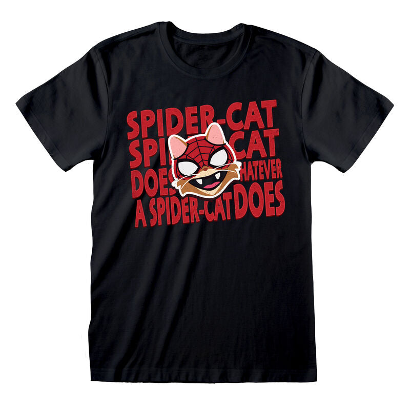 Spider-Man Miles Morales Video Game - Spider Cat - T-Shirt Black