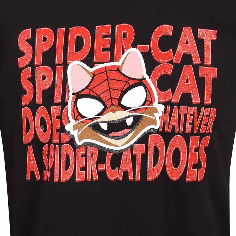 Spider-Man Miles Morales Video Game - Spider Cat - T-Shirt Black