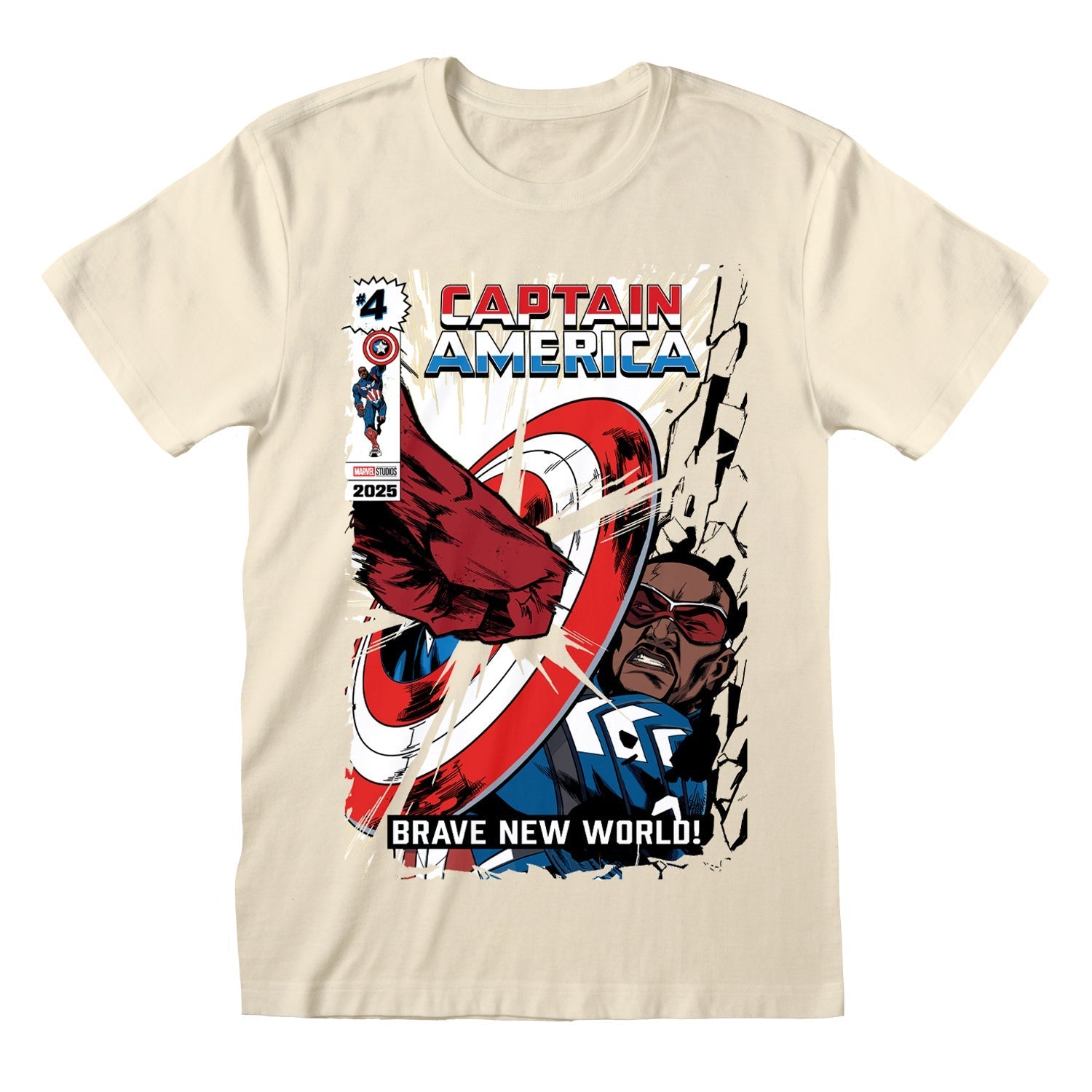 CAPTAIN AMERICA - BRAVE NEW WORLD - IMPACT - T-SHIRT