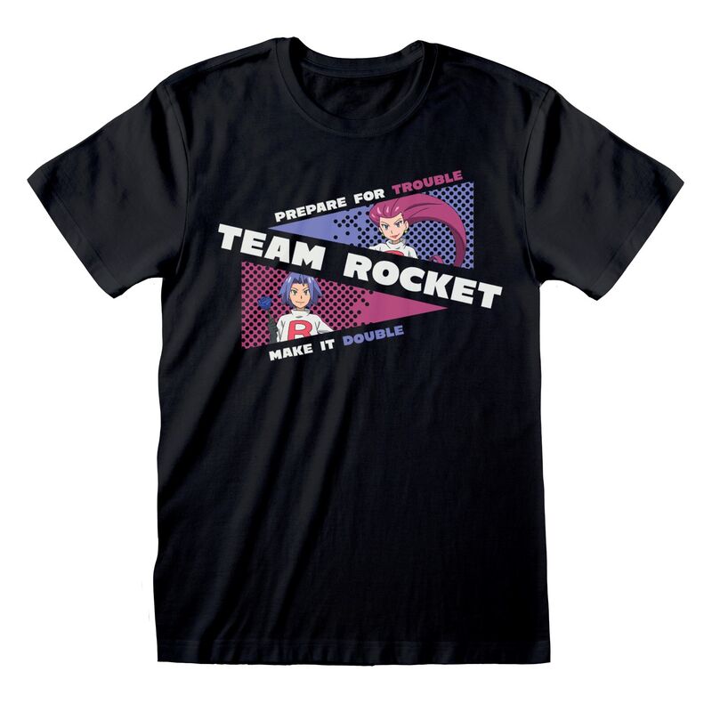 Pokemon - Team Rocket - T-Shirt Black