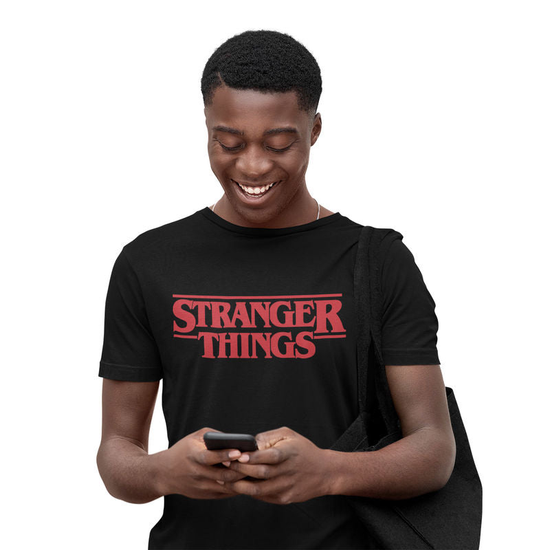 Stranger Things - Logo Black - T-Shirt