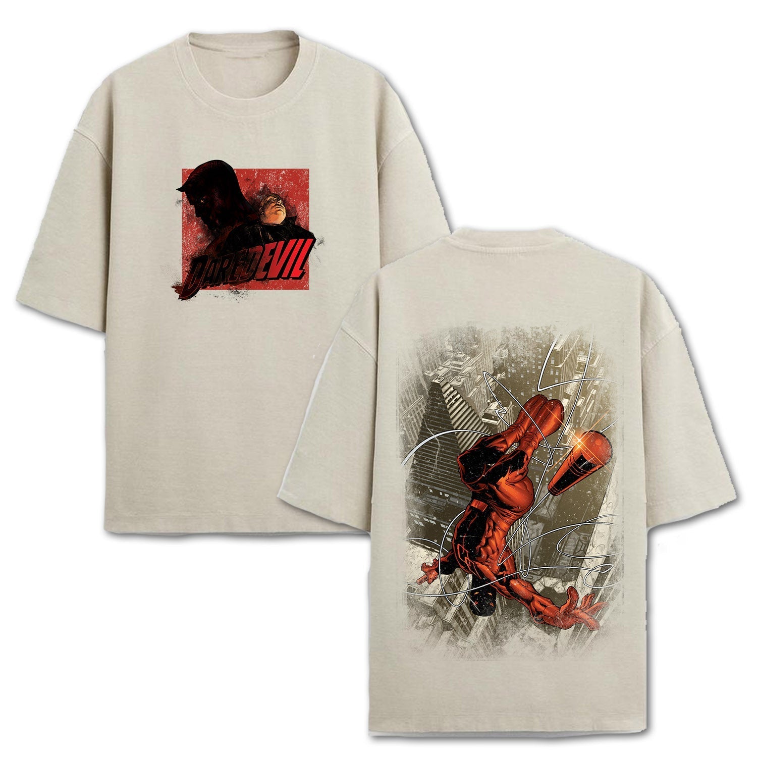 DAREDEVIL - FALLING AND KING PIN - T-SHIRT