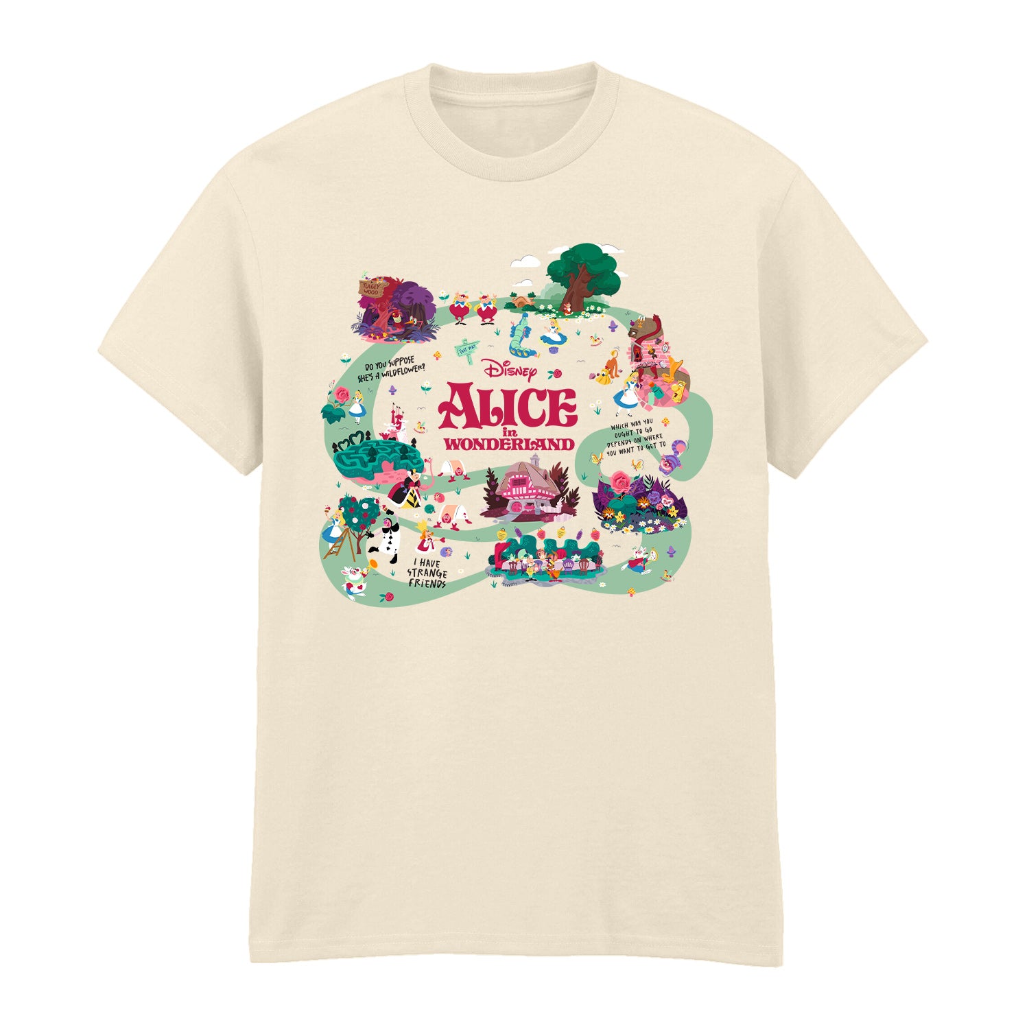 ALICE MAP T-SHIRT