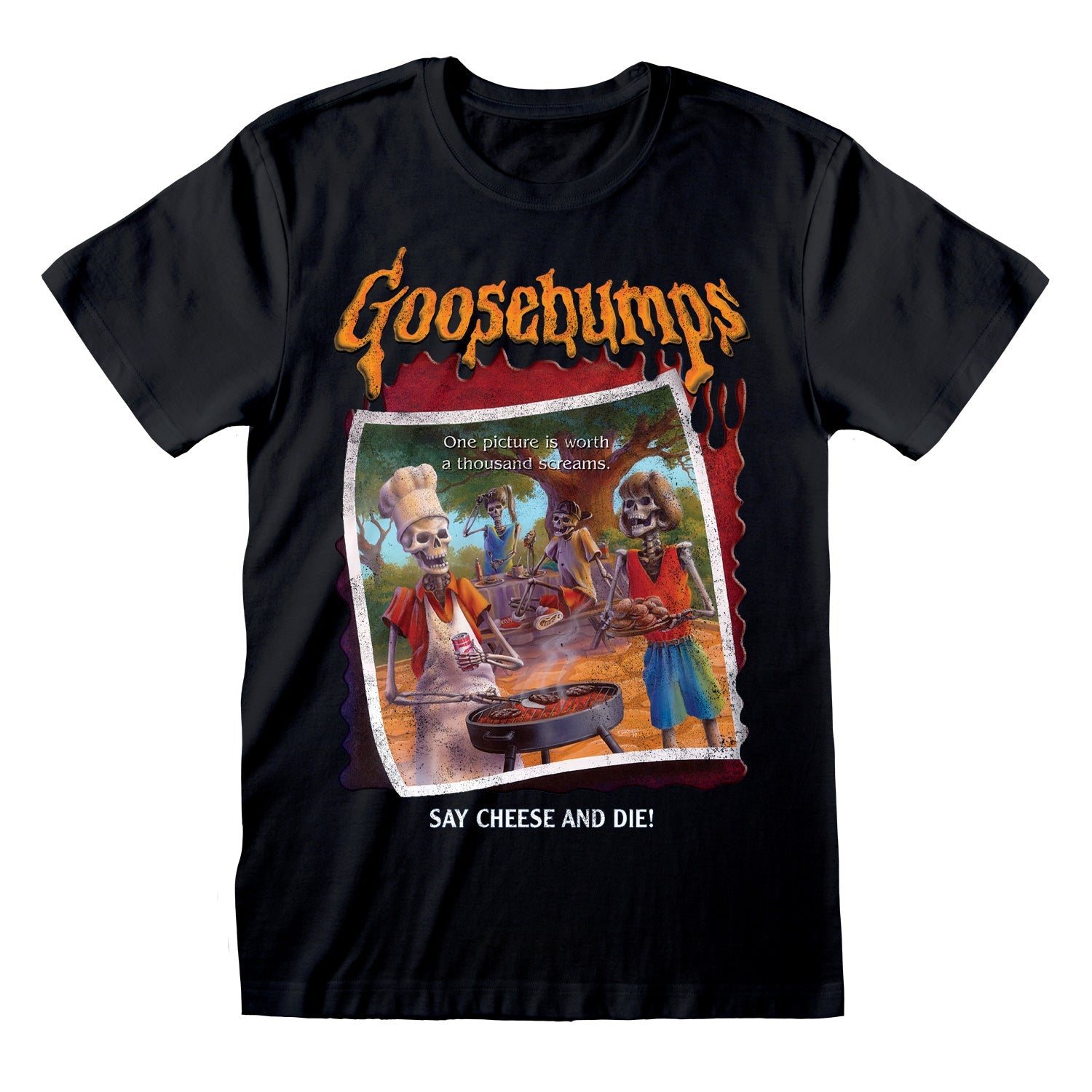 GOOSEBUMPS  - SAY CHEESE AND DIE T-SHIRT