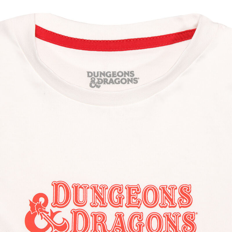 Dungeons and Dragons - Dragon Oversized Print - Super Heroes Collection - Unisex Ecru T-Shirt