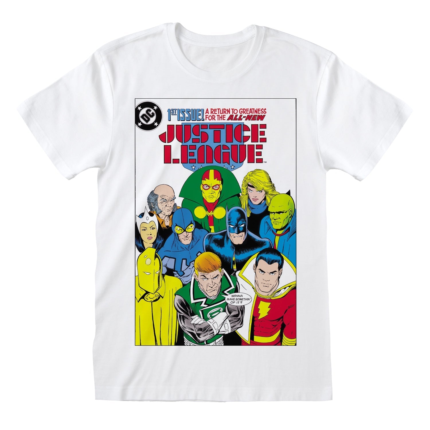 JUSTICE LEAGUE - COMIC COVER - T-SHIRT