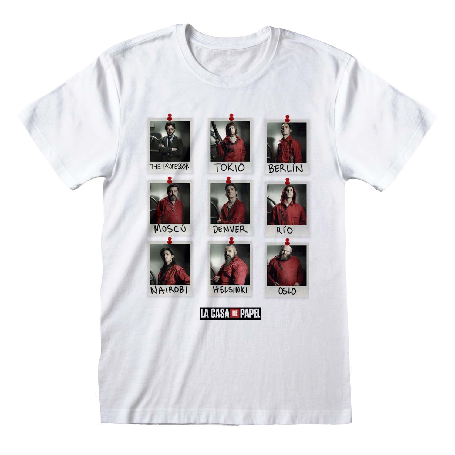 LA CASA DE PAPEL - POLAROID - T-SHIRT