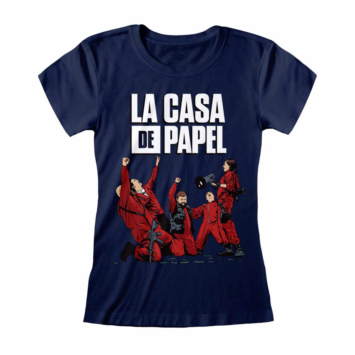 LA CASA DE PAPEL - CELEBRATING - T-SHIRT FITTED