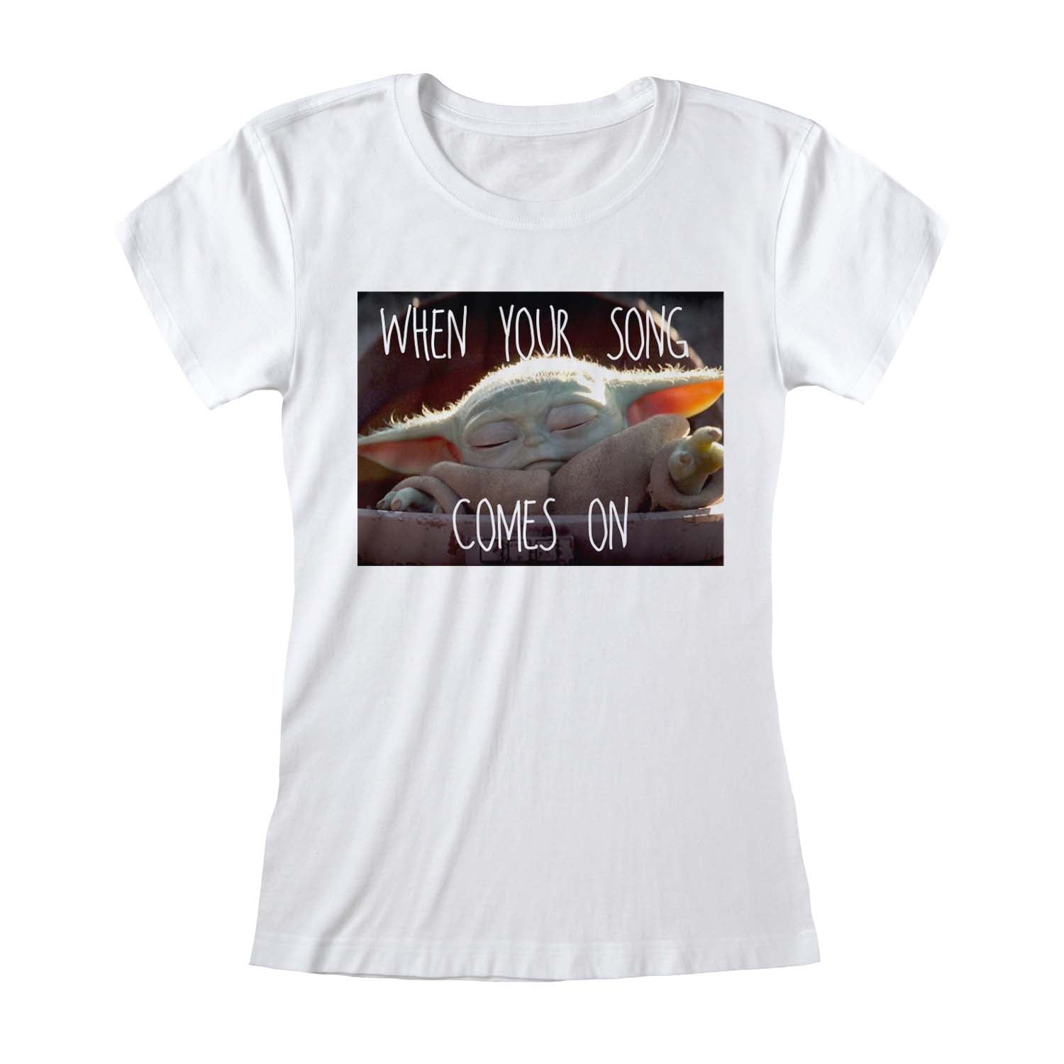 STAR WARS: THE MANDALORIAN - SONG COMES ON - T-SHIRT
