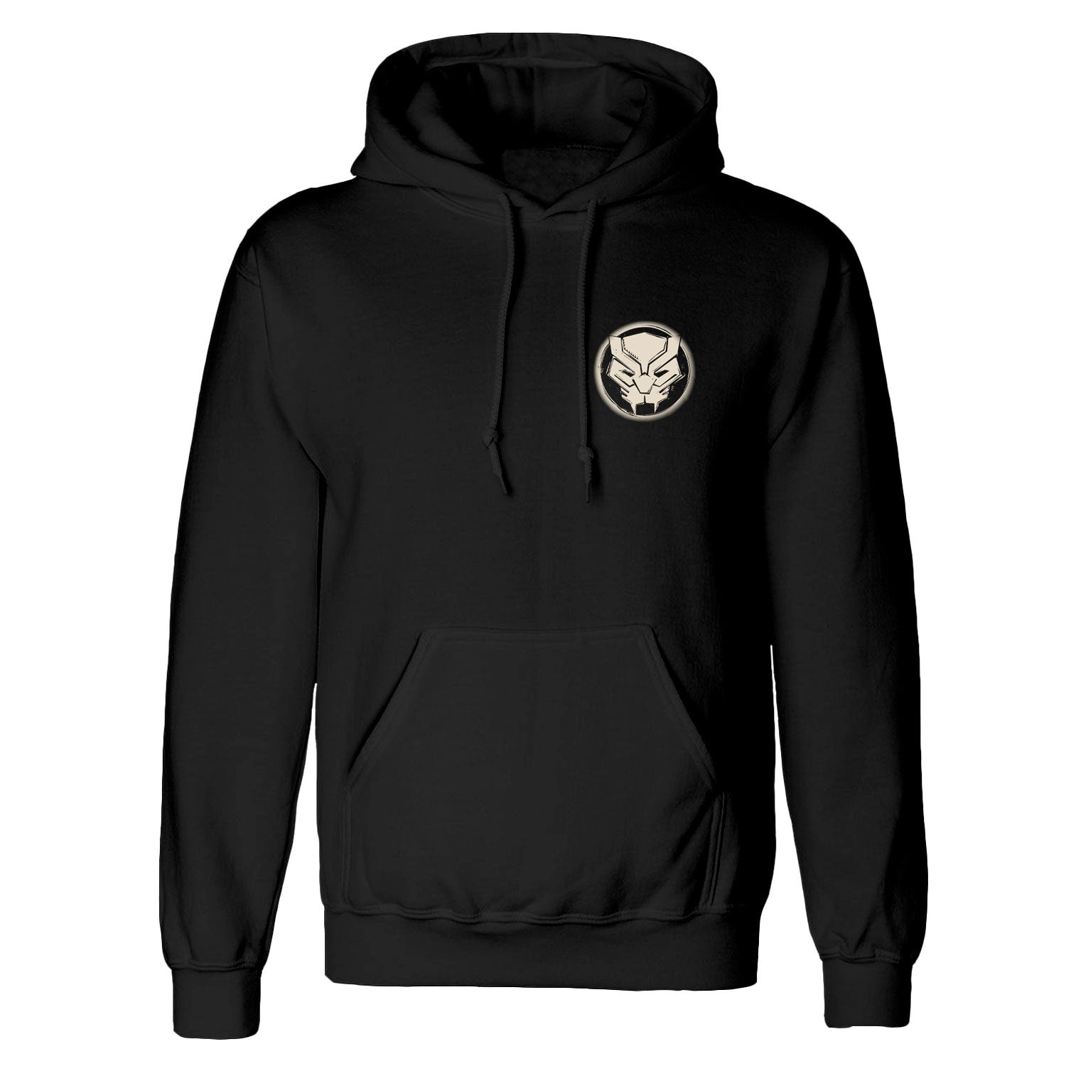 BLACK PANTHER LINOCUT FRONT AND BACK PRINT - HOODIE