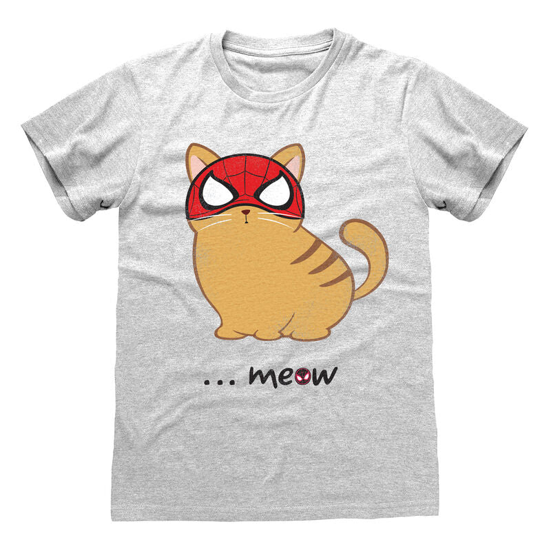 Spider-Man Miles Morales - Meow - T-Shirt Grey