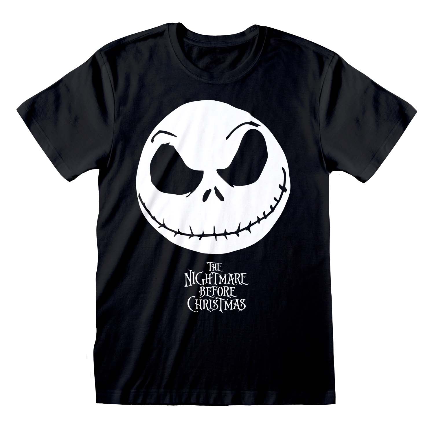 NIGHTMARE BEFORE CHRISTMAS - JACK FACE - T-SHIRT