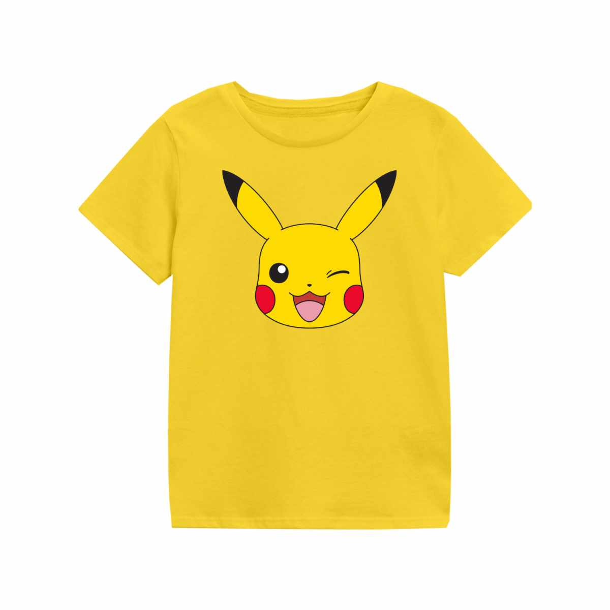 POKEMON - PIKACHU FACE   KIDS T-SHIRT