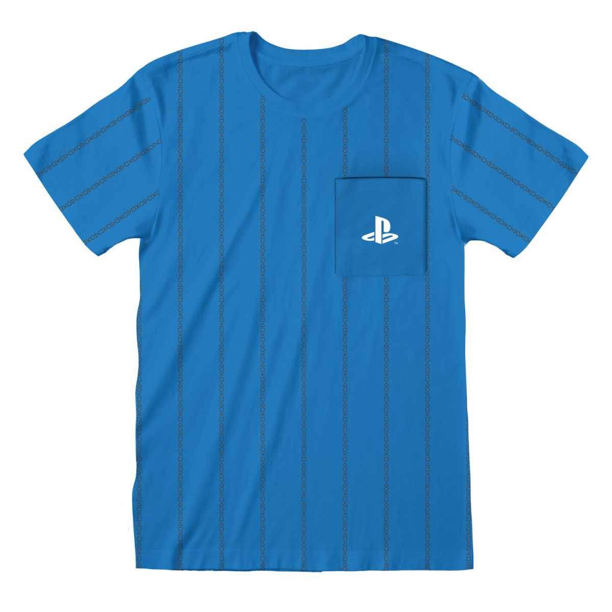 PLAYSTATION - STRIPED POCKET LOGO - T-SHIRT