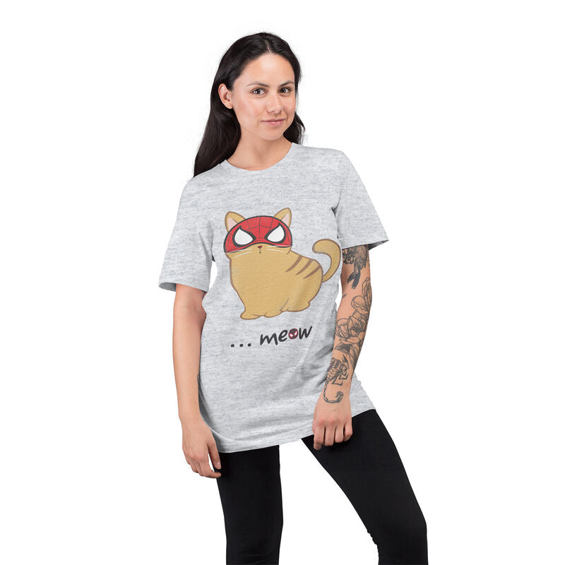 Spider-Man Miles Morales - Meow - T-Shirt Grey