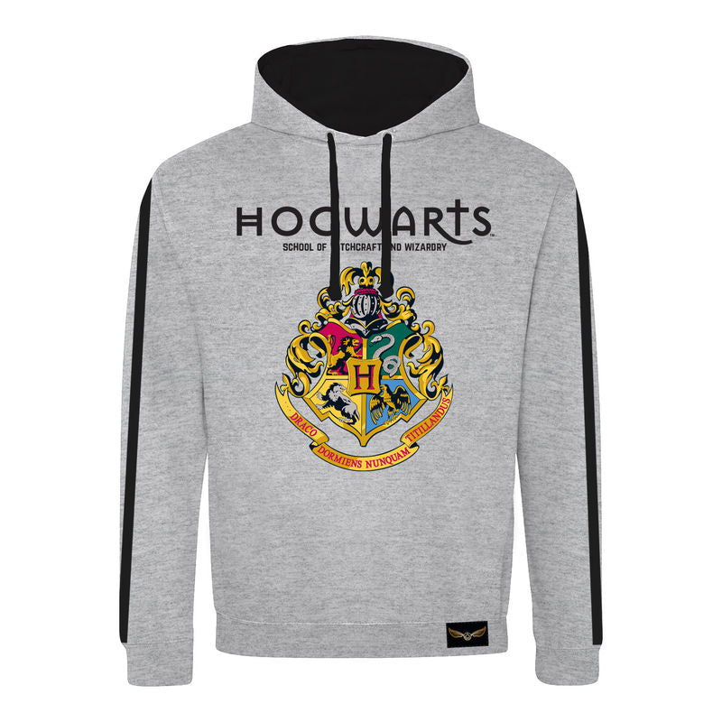Harry Potter - Hogwarts Crest (Contrast Pullover) - Super Heroes Collection - Pullover Hoodie