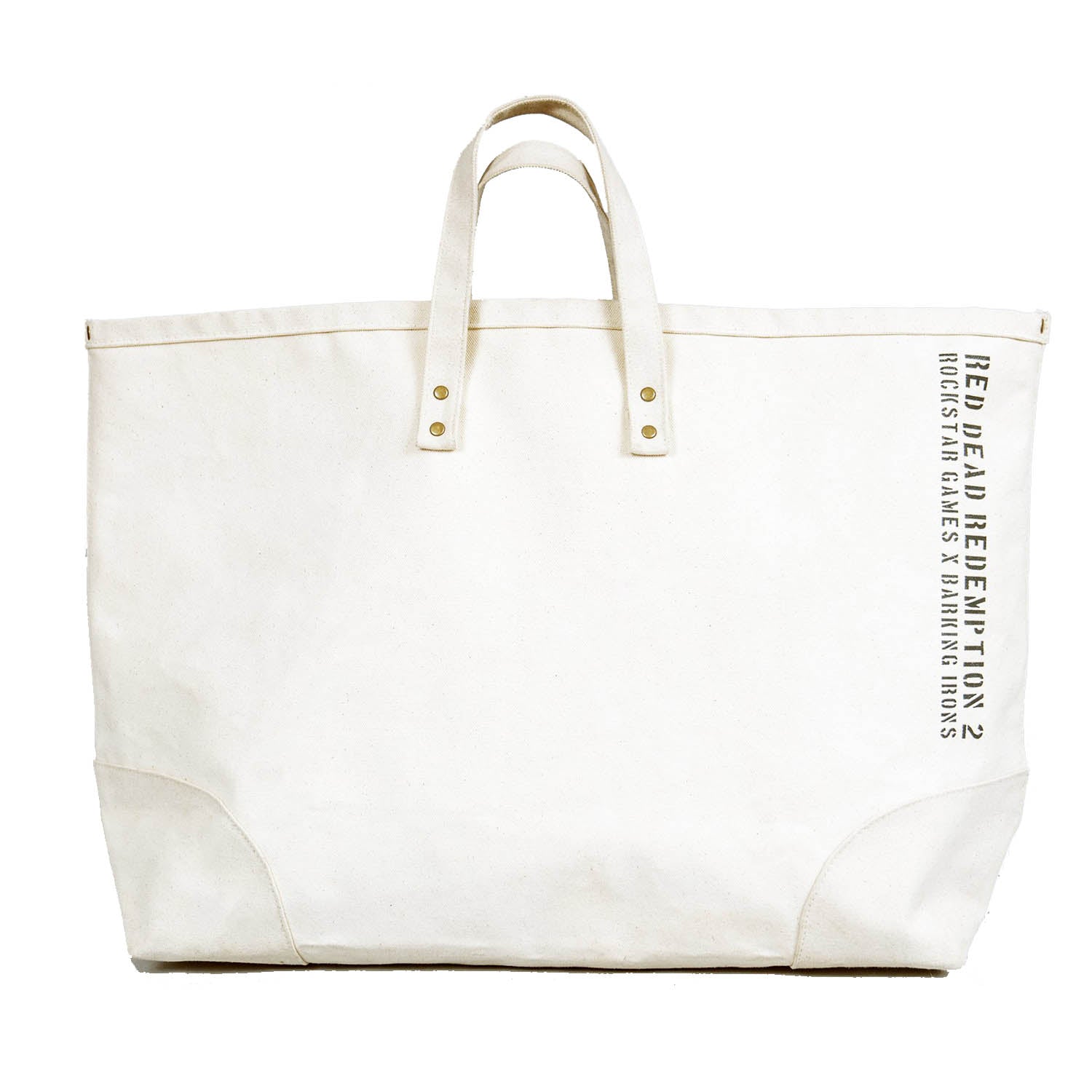 RED DEAD REDEMPTION 2 - BARKING IRONS LOGO - BEACH BAG