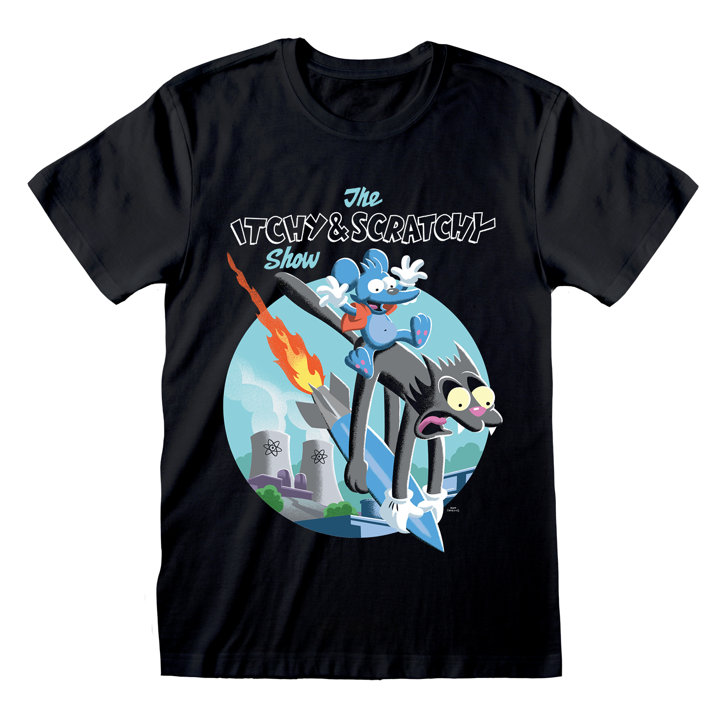 ITCHY & SCRATCHY BOMB T-SHIRT