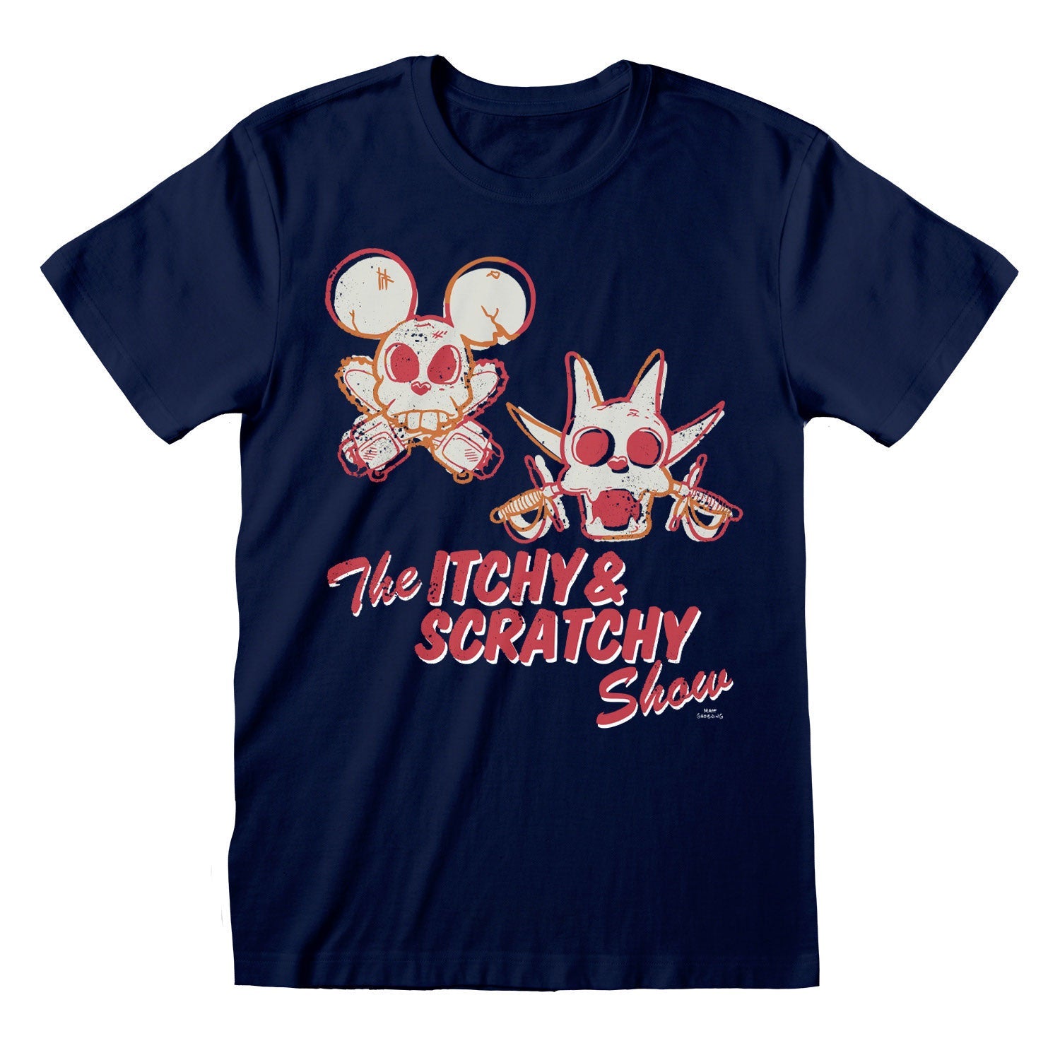 ITCHY AND SCRATCHY SKULLS - T-SHIRT