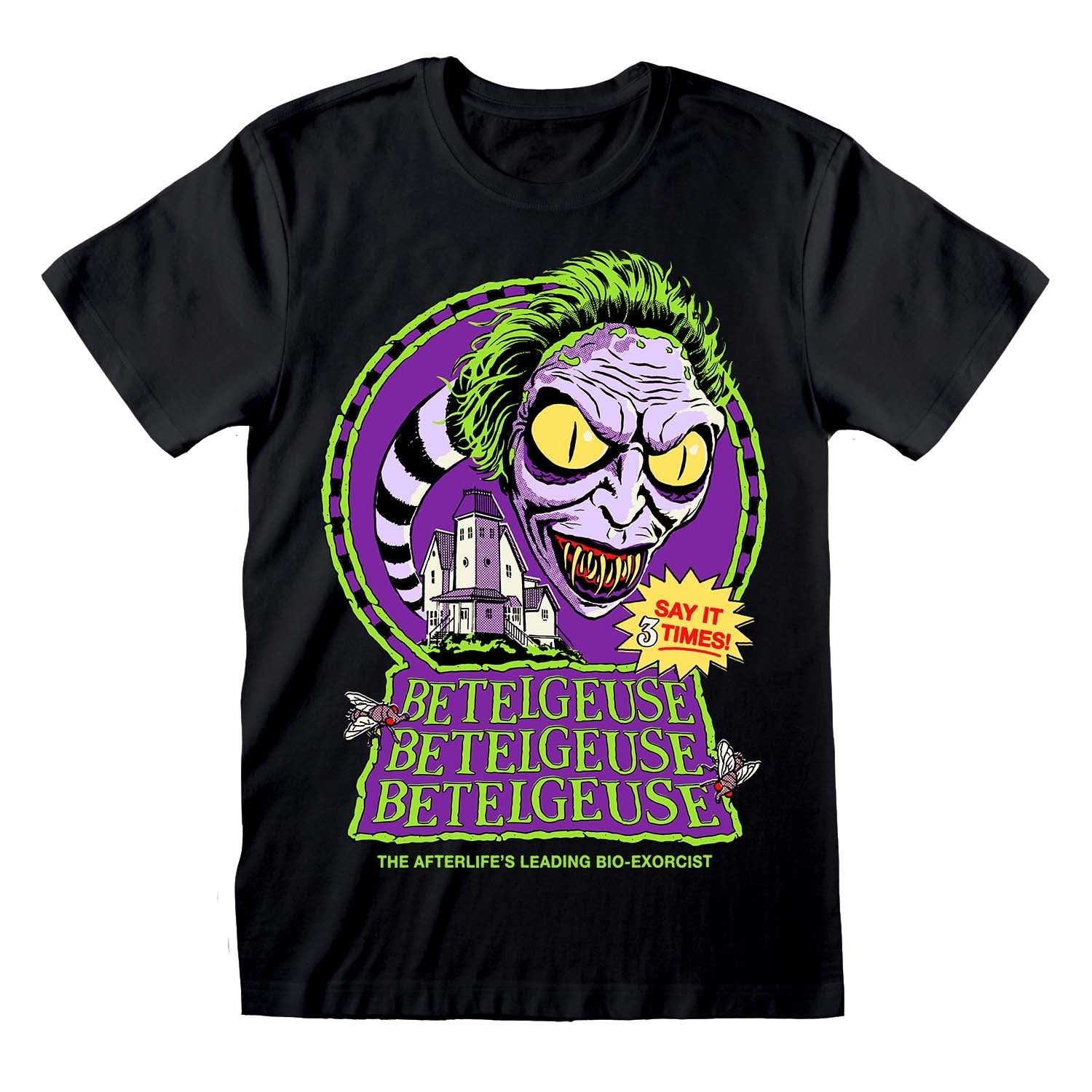 STEVEN RHODES X BEETLEJUICE - SAY IT THREE TIMES - T-SHIRT