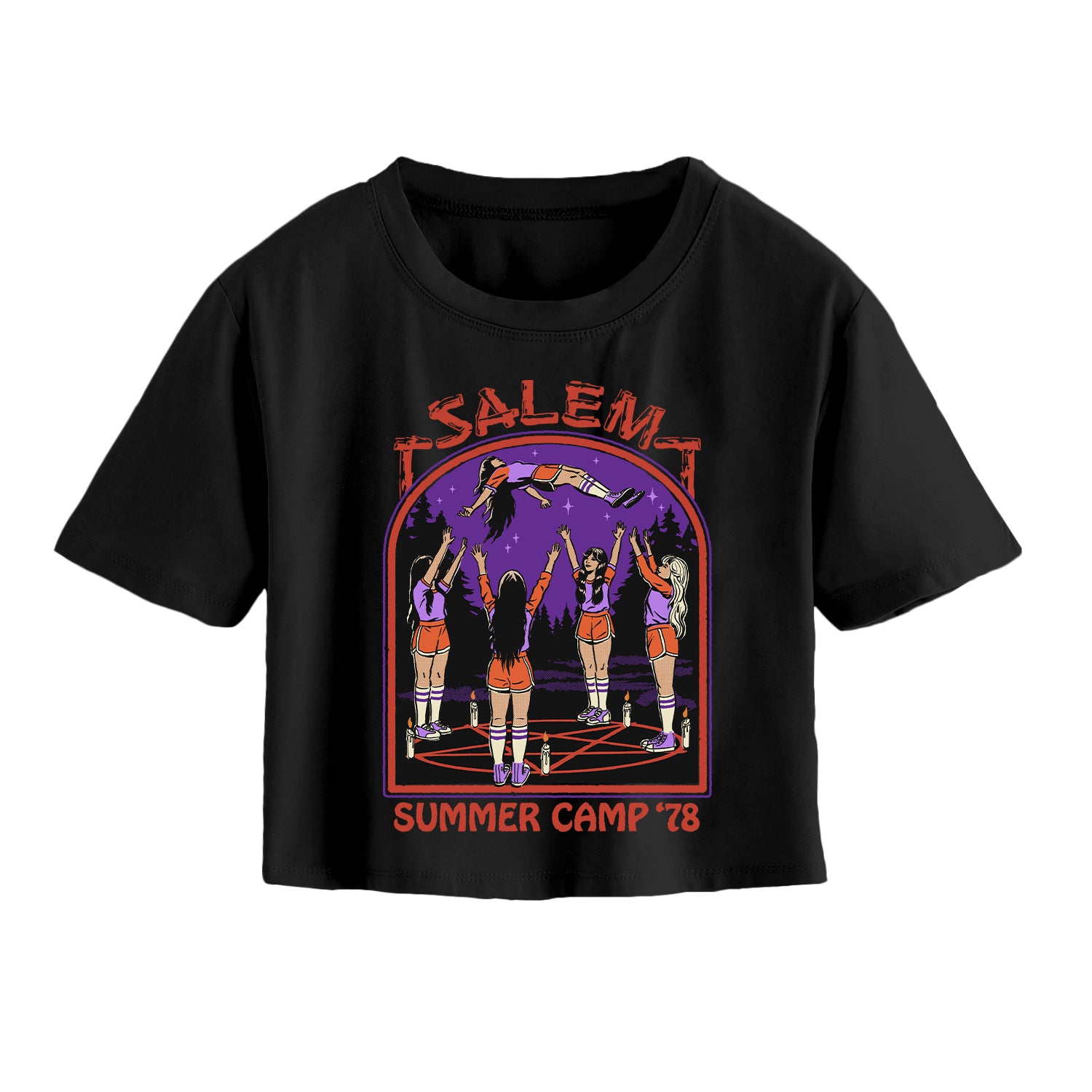 SALEM SUMMER CAMP - CROPPED T-SHIRT