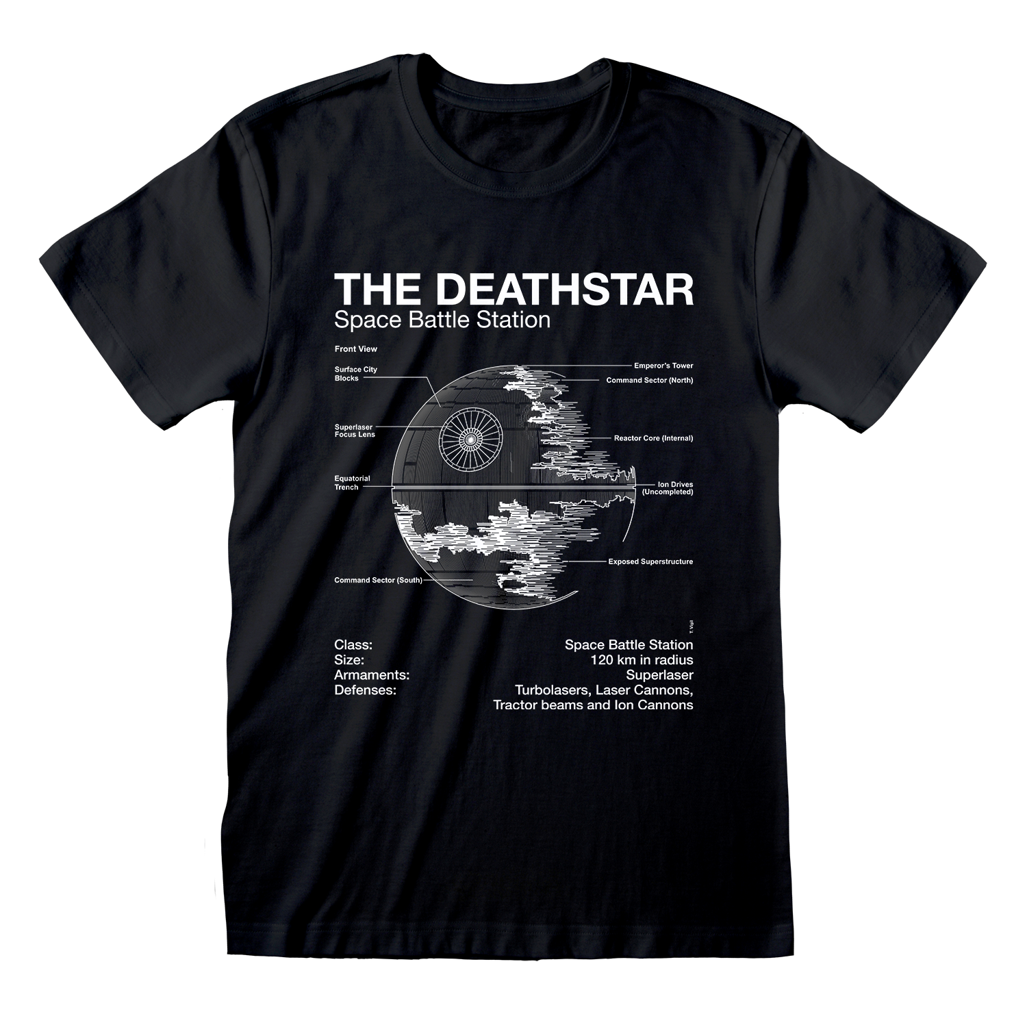 DEATH STAR DATA SKETCH T-SHIRT
