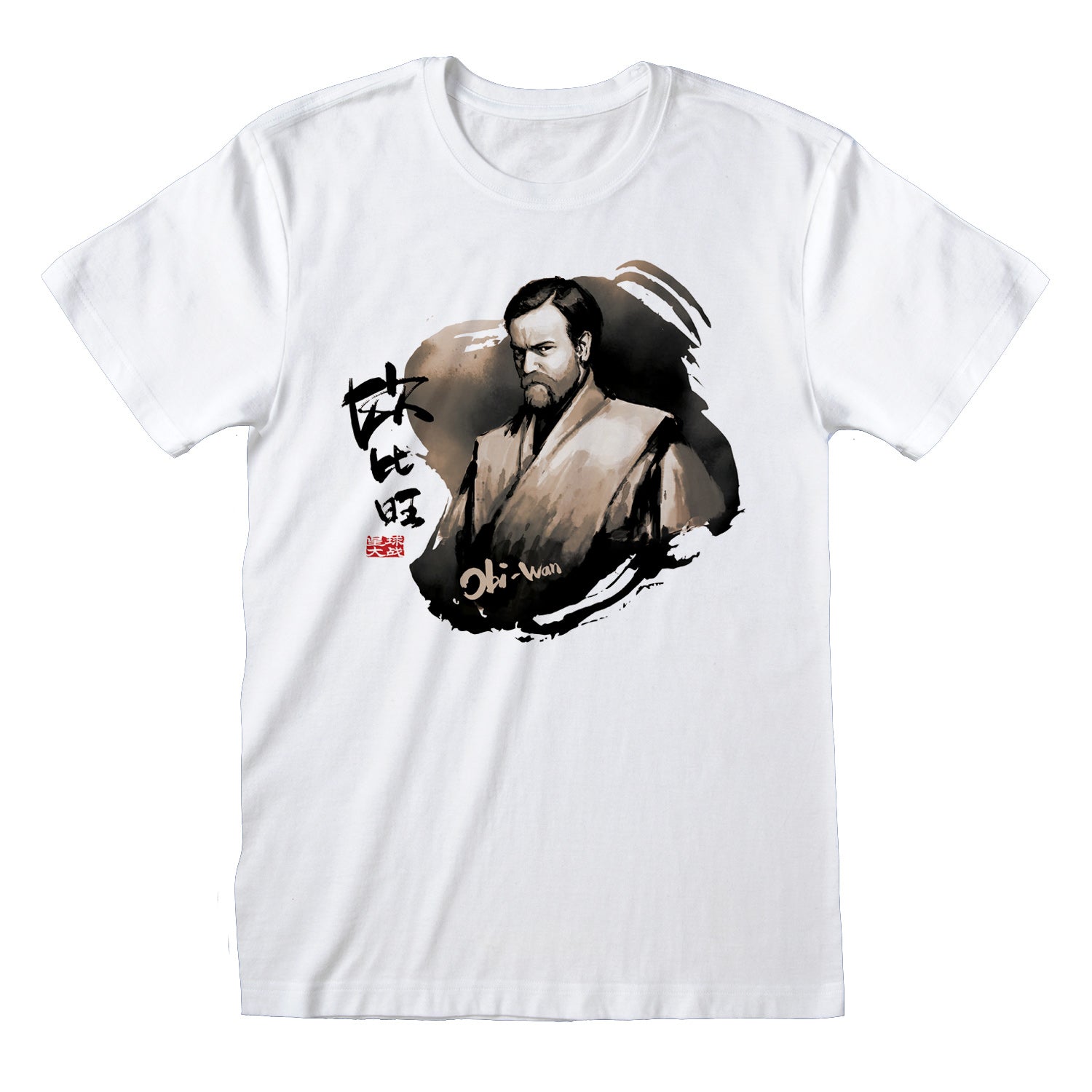 STAR WARS - OBI WAN PAINTED - T-SHIRT