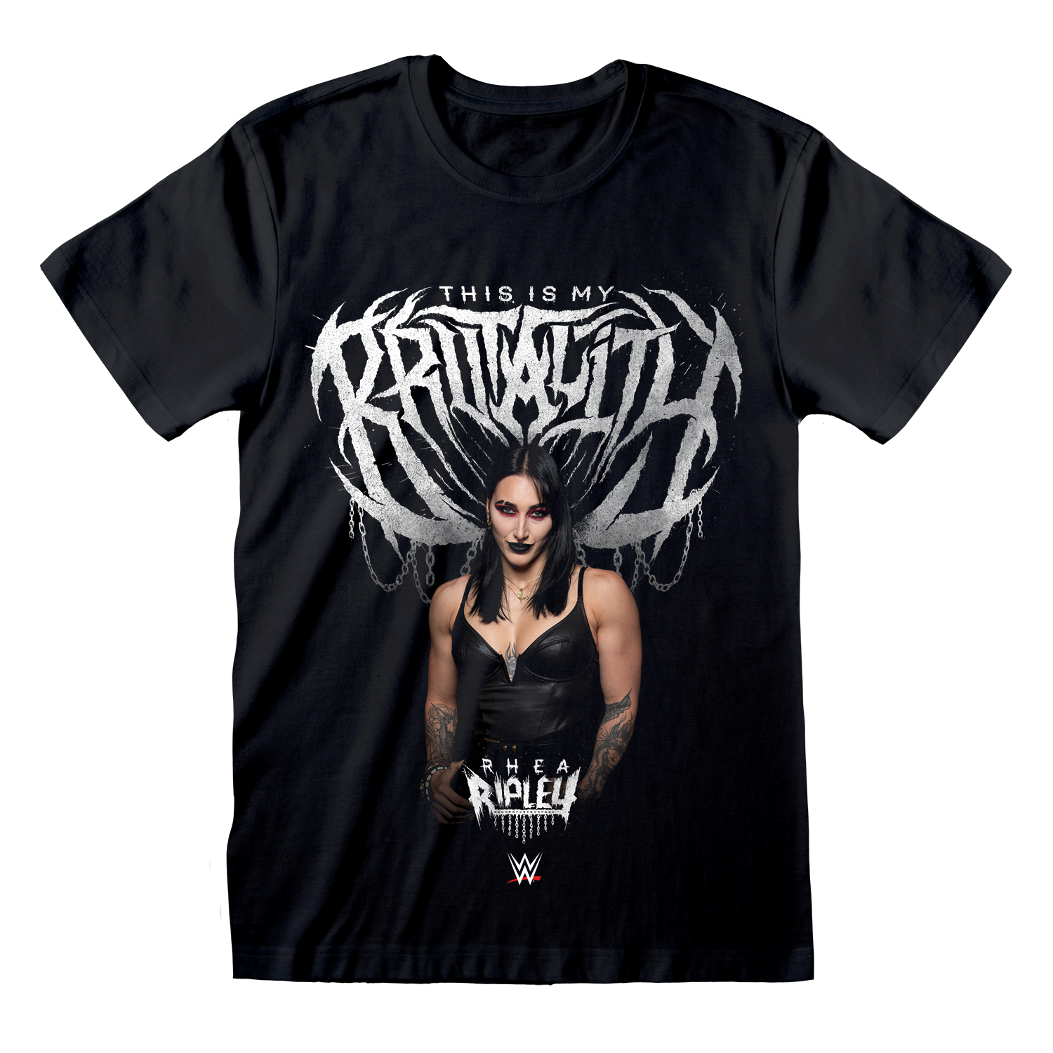 Rhea Ripley Brutality Pose T-Shirt | Official WWE Merchandise – Heroes B2B