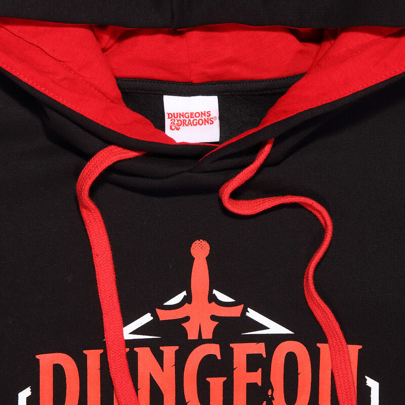 Dungeons and Dragons - Dungeon Master - Super Heroes Collection - Unisex Black Varsity Hoodie