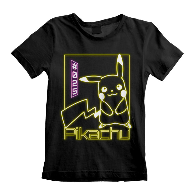 Pokemon - Pikachu Neon (Kids) - Kids T-Shirt