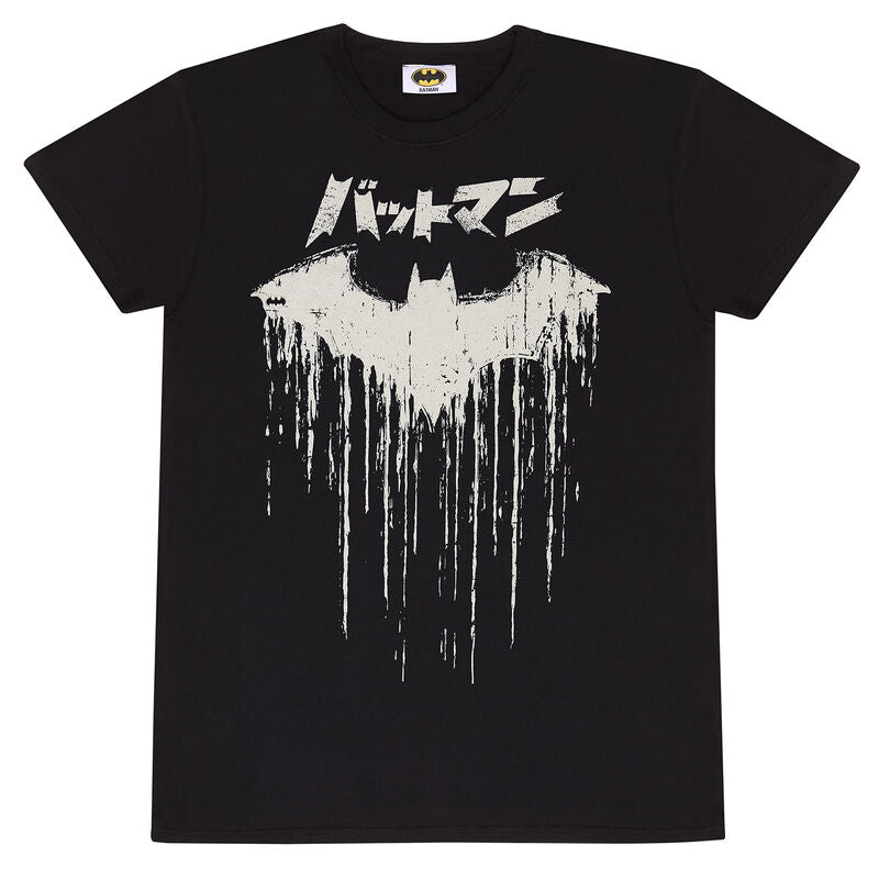 DC Batman - Japanese Logo Distressed - T-Shirt