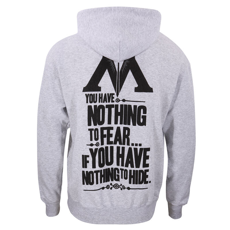 Harry Potter - Nothing To Fear - Hoodie Grey