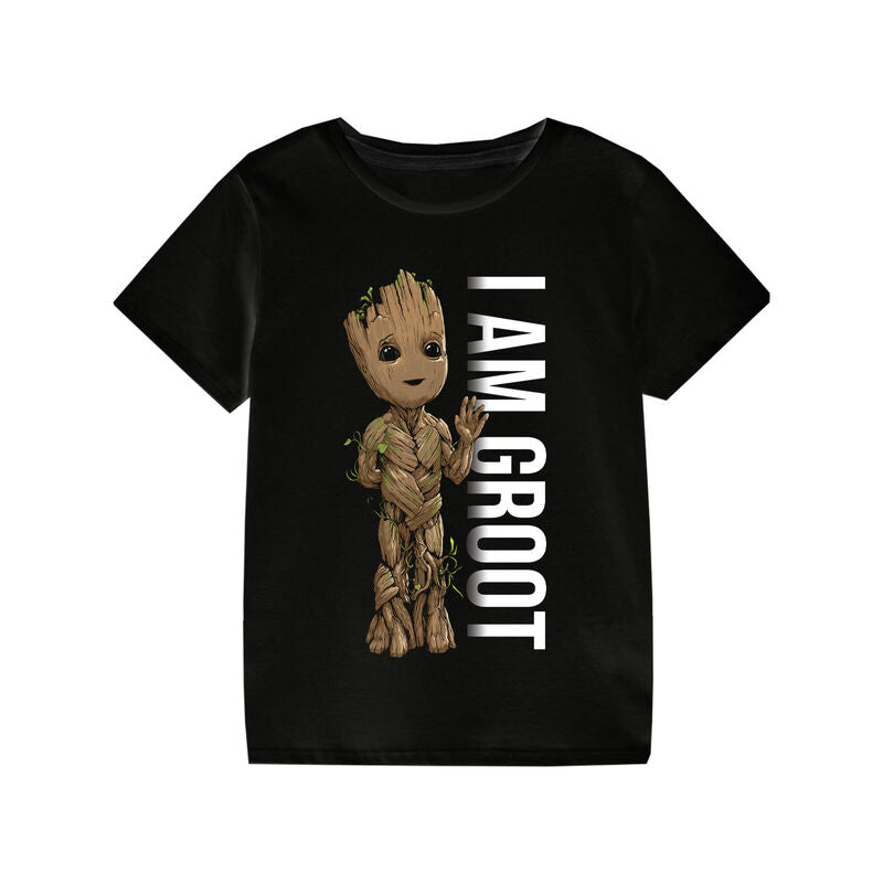 I Am Groot - Profile (Kids) - Kids T-Shirt Black
