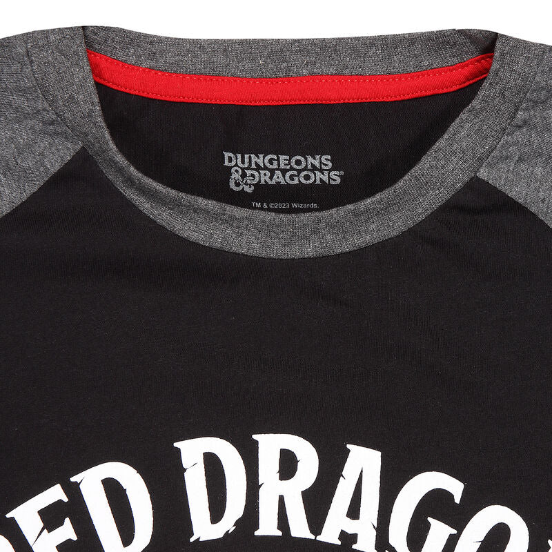 Dungeons and Dragons - Red Dragon - Super Heroes Collection - Unisex Black T-Shirt