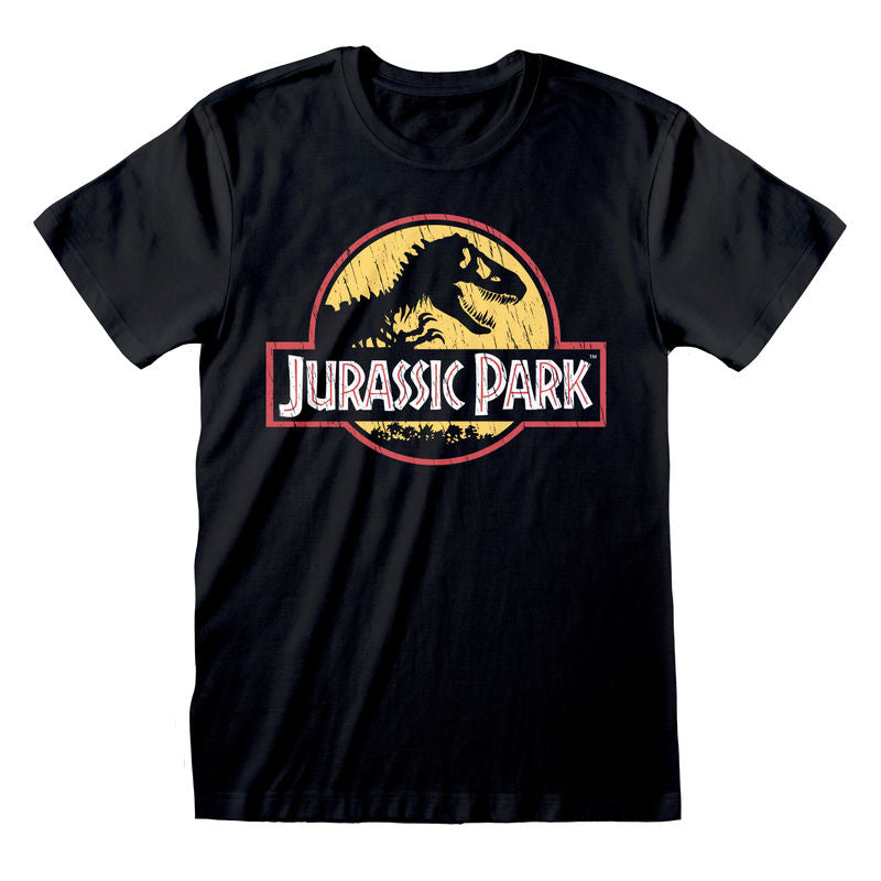 Jurassic Park - Original Logo Distressed - T-Shirt