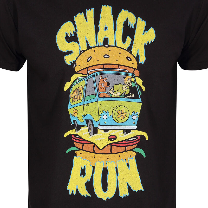 Scooby Doo - Snack Run - T-Shirt Black