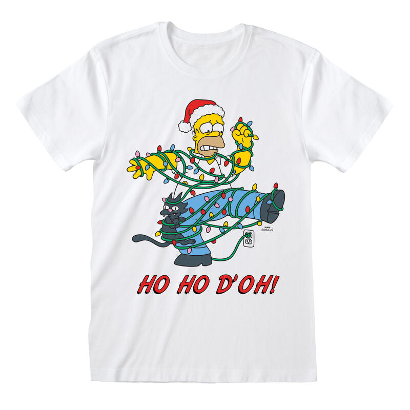 The Simpsons - Ho Ho Doh - T-Shirt White