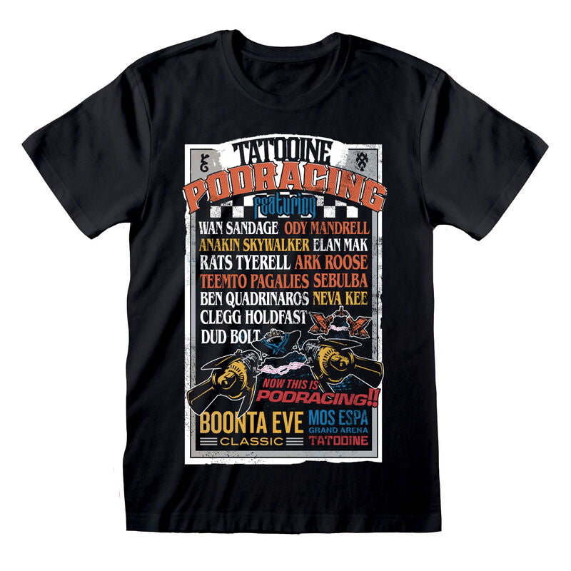 Star Wars Classic - Podracing - T-Shirt Black