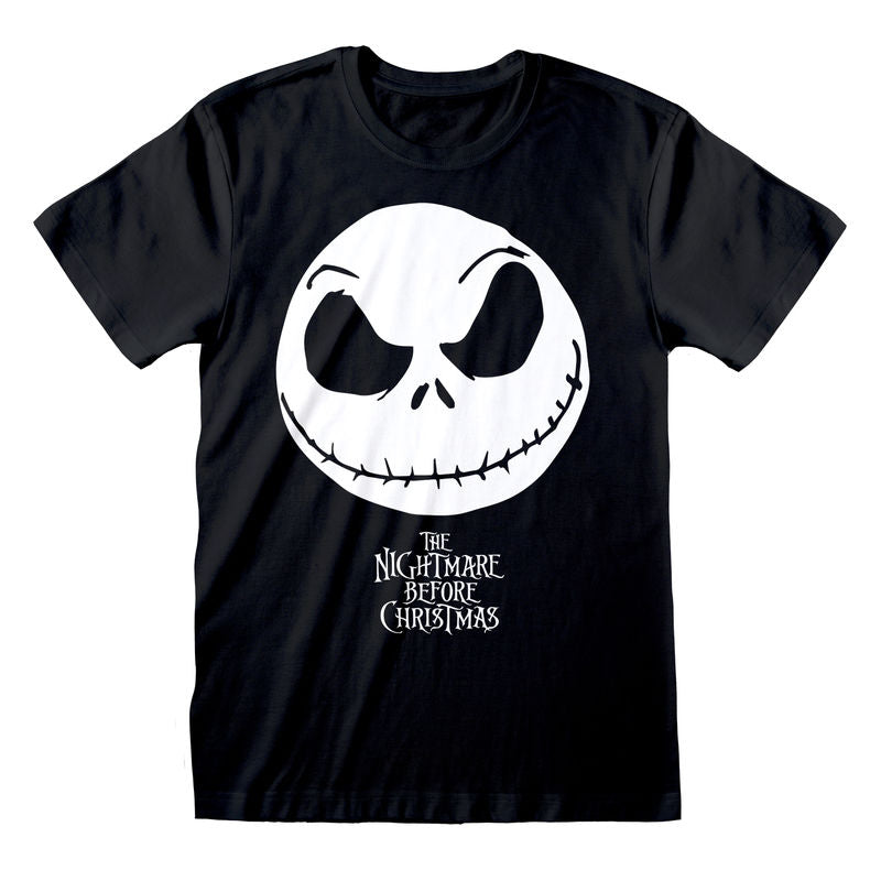 Nightmare Before Christmas - Jack Face & Logo - T-Shirt